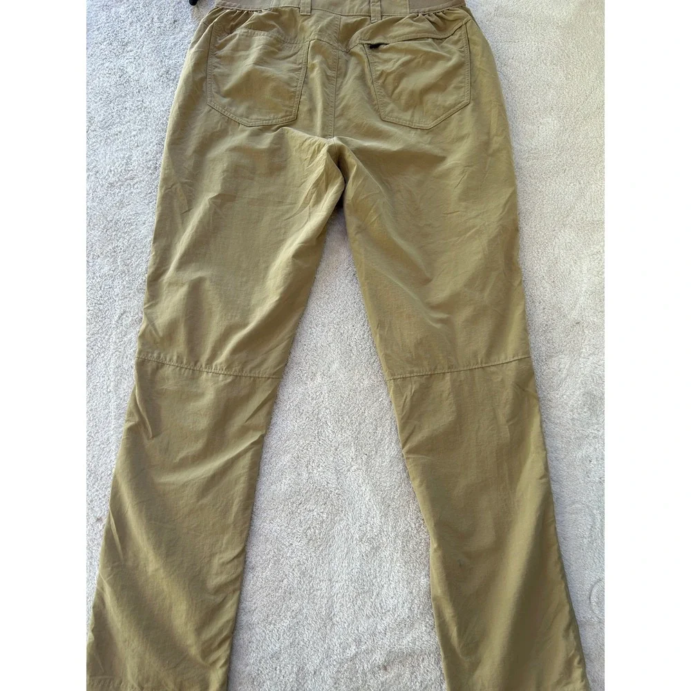 Simms Superlight Fishing Pants Mens 34 Tan Khaki Nylon Outdoor Hiking Trousers
